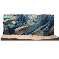 Akvarijné 3D pozadie 80x40cm KOREŇ