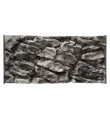 Akvarijné 3D pozadie 80x40cm SKALA GREY