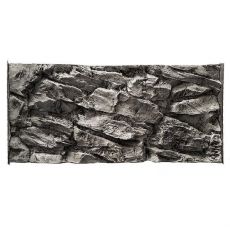 Akvarijné 3D pozadie 80x40cm SKALA GREY