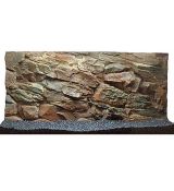 Akvarijné 3D pozadie 100x50cm SKALA