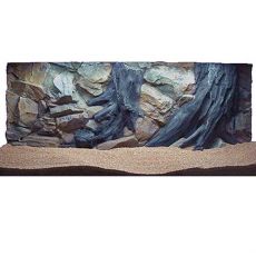 Akvarijné 3D pozadie 120x50cm KOREŇ