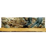 Akvarijné 3D pozadie 200x60cm KOREŇ