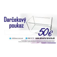 Darčeková poukážka v hodnote 50€