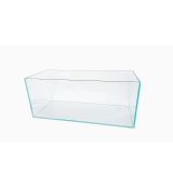 Akvárium 80x40x40cm, 128 litrov, 8mm sklo OPTIWHITE LEŠTENÉ HRANY
